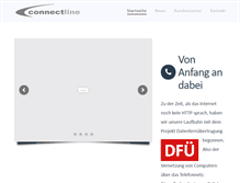 Tablet Screenshot of connectline.de
